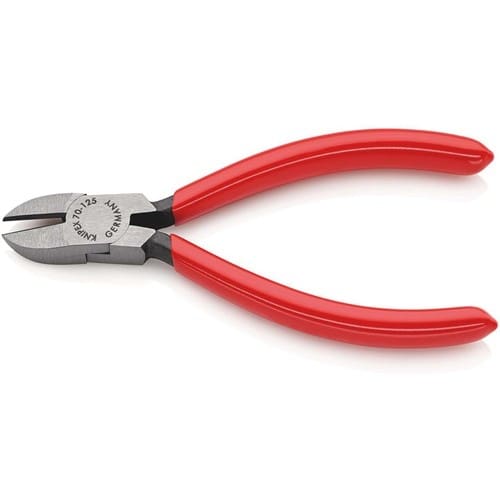 KNIPEX Seitenschneider L.125mm Kopf pol.Ku.-Überzug KNIPEX