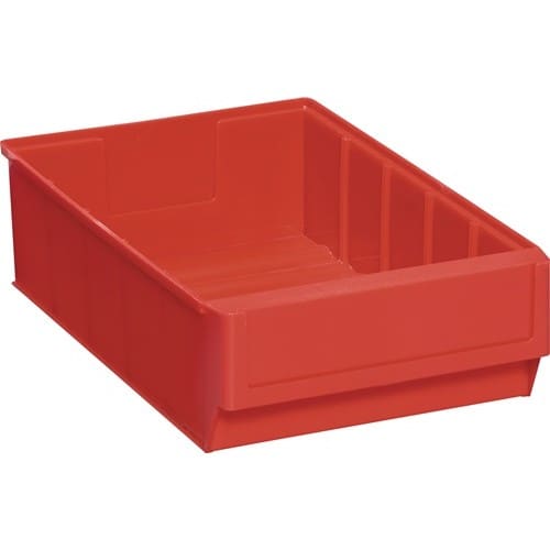 TECWERK Regalkasten L300xB183xH81mm rot PP TECWERK