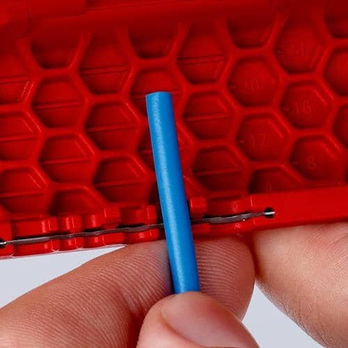 KNIPEX Abmantelungswerkzeug TwistCut Gesamt-L.100mm Arbeitsber.0,2-4 (Litze)mm² KNIPEX
