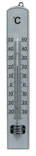 TFA Zimmerthermometer Messber.-30 b.50GradC H206xB35xT15mm Buche TFA