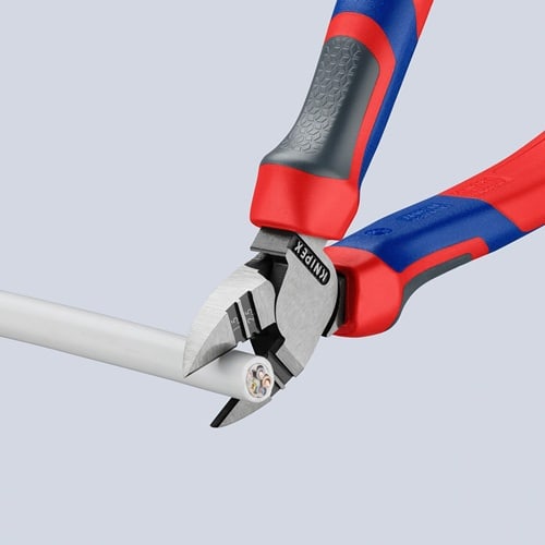 KNIPEX Abisolierseitenschneider L.160mm 1,5/2,5mm² pol.Mehrkomp.-Hüllen KNIPEX