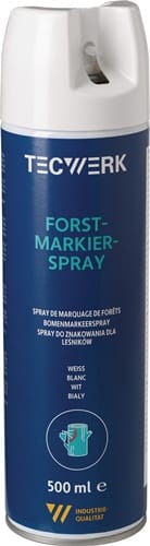 TECWERK Forstmarkierspray weiß 500ml Spraydose TECWERK