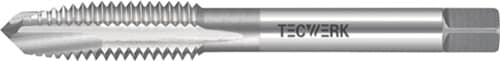 TECWERK Einschnittgewindebohrer DIN 352 Form B M4x0,7mm HSS-Co ISO2 (6H) TECWERK