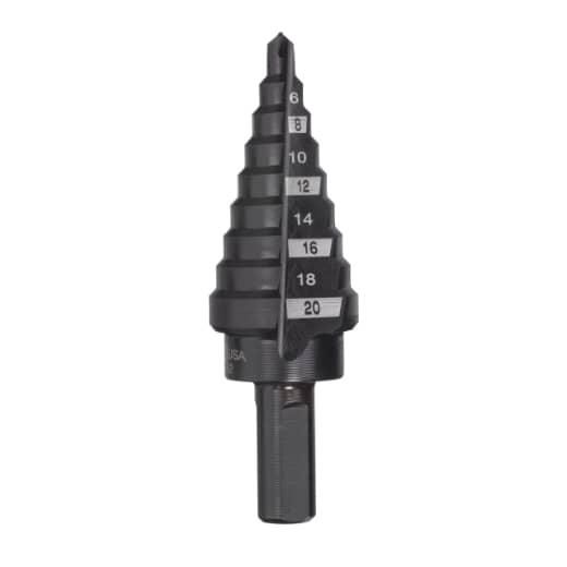 MILWAUKEE 4 bis 20 mm, 2 mm Stufen Stufenbohrer