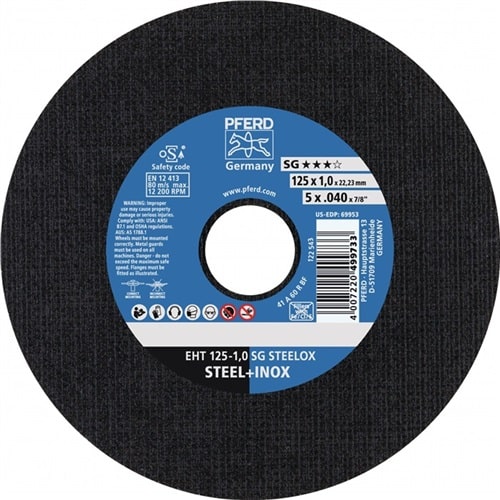 PFERD TOOLS Trennscheibe SG STEELOX D230x1,9mm ger.INOX Bohr.22,23mm PFERD