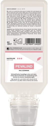 PAUL VOORMANN Hautpflegelotion PEVALIND 1l parfümiert Softflasche PAUL VOORMANN