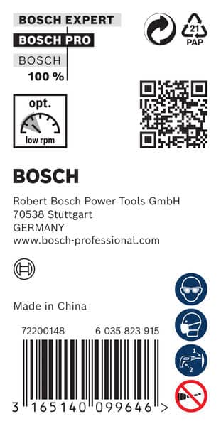 BOSCH Maschinenholzbohrer, M-Spitze 14 x 400 mm, d 10 mm
