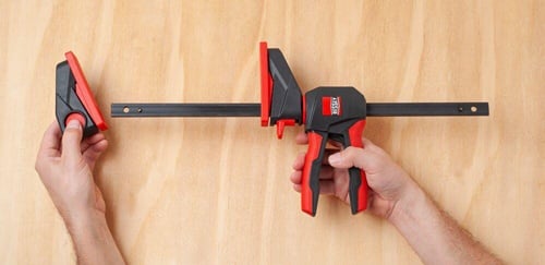 BESSEY Einhandzwinge EZ360 Spann-W.150mm A.80mm Spreiz-W.195-315mm BESSEY