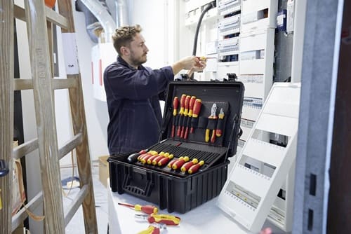 WIHA Werkzeugsortiment XL 80-tlg.im Schutzkoffer f.Elektriker WIHA