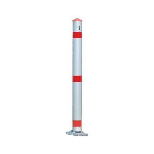 URBANUS Sperrpfosten Alu.natur D.75mm kippbar,z.Aufdübeln URBANUS