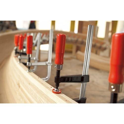 BESSEY Temperguss-Schraubzwinge TGK Spann-W.600mm A.175mm Holzgr.32x10mm BESSEY