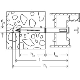 FISCHER Fensterrahmendübel F 10 S 140