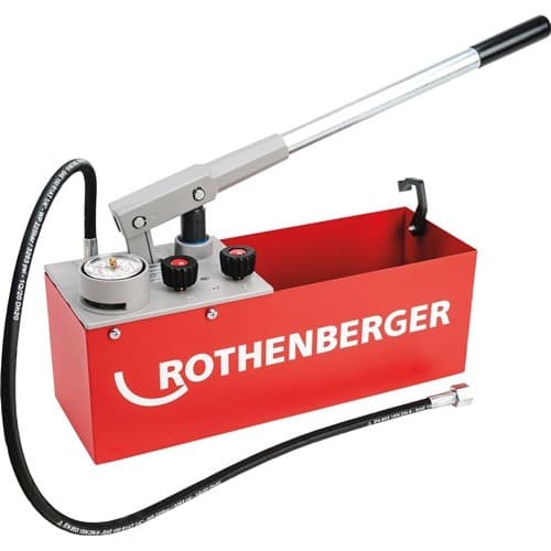 ROTHENBERGER Prüfpumpe RP 50 0-60bar R 1/2 Zoll Saugvolumen p.Hub ca.45 ml Stahl