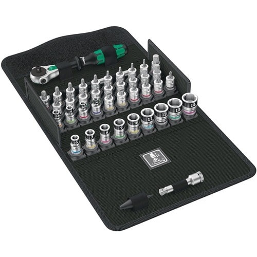WERA Steckschlüsselsatz 8100 SA All-in 42-tlg.1/4 Zoll SW 4-14mm Z.72 6KT WERA
