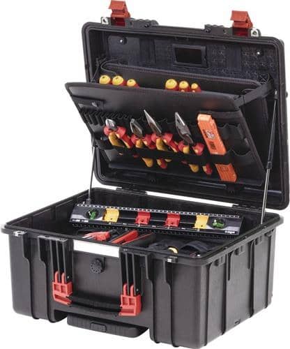 WIHA Werkzeugkoffer XL 2 electric 60-tlg.Trolley f.Elektriker WIHA