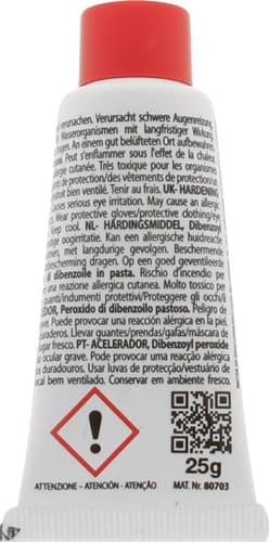 PRESTO Härter f.presto 2K-Spachtelmassen rot 25g Tube PRESTO