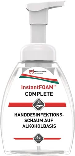 SC JOHNSON PROFESSIONAL Schaum-Handdesinfektionsmittel InstantFOAM® Complete 250ml Flasche