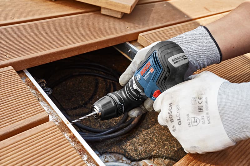 BOSCH Akku-Bohrschrauber GSR 12V-35 FC, Solo Version, 1 Aufsatz, L-BOXX