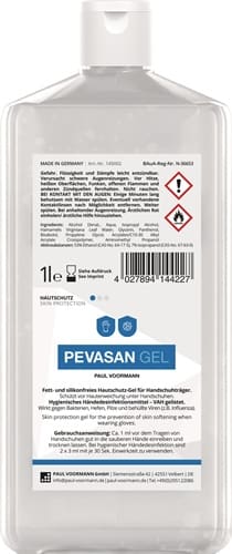 PAUL VOORMANN Hände-Desinfektionsmittel Pevasan Gel 1l Hartflasche PAUL VOORMANN