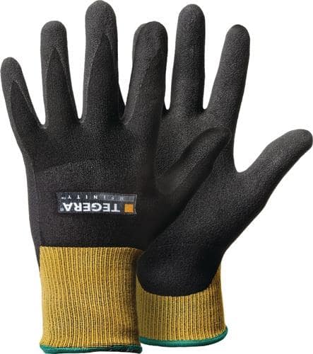 TEGERA Handschuhe TEGERA® INFINITY 8801 Gr.9 schwarz/gelb Nylon,Spandex