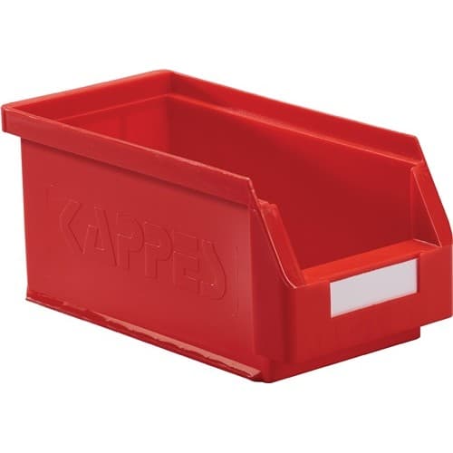 RASTERPLAN Sichtlagerkasten L290xB140xH130mm PE rot RASTERPLAN