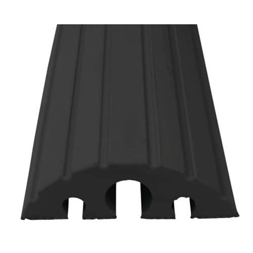 Schlauch- u.Kabelbrücke L1200xB210xH65mm Vollgummi schwarz