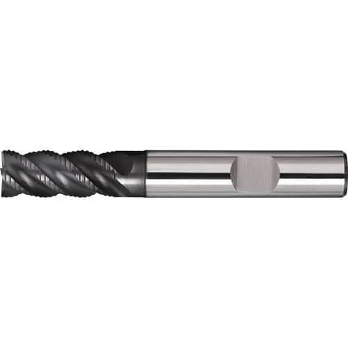 TECWERK Schaftfräser DIN 6527L Typ NR-UNI D.20mm Einsatz-L.50mm VHM TiAlN HB Z.4 lang TW