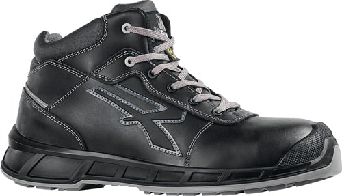 U.POWER Sicherheitsstiefel Gaynor Gr.42 W.11 schwarz-grau S3S CI FO SR ESD
