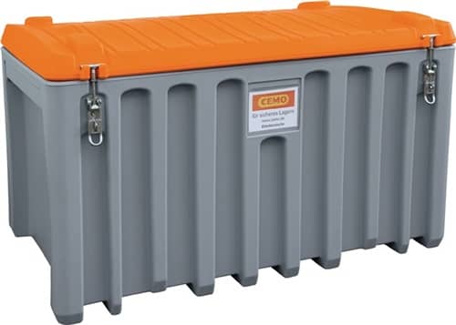 CEMO Werkzeugbox B1200xT790xH750mm PE grau/orange 400l