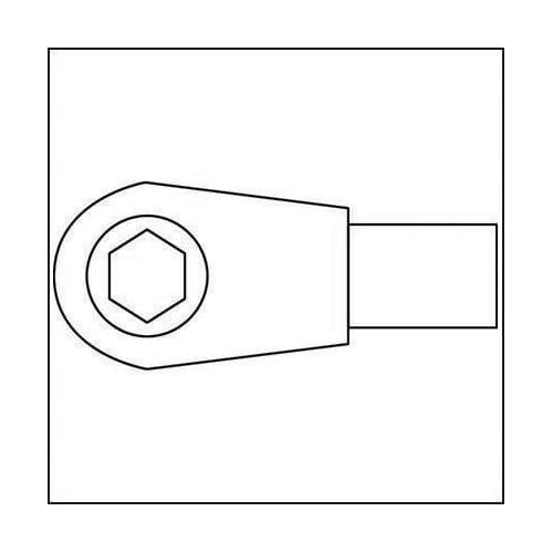 Einsteckumschaltknarre 6408 9x12mm 1/4 " Spezialstahl HAZET