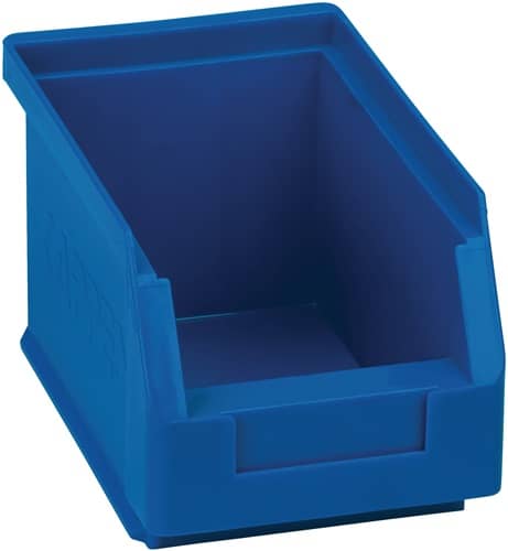 RASTERPLAN Sichtlagerkasten L230xB140xH130mm PE blau RASTERPLAN