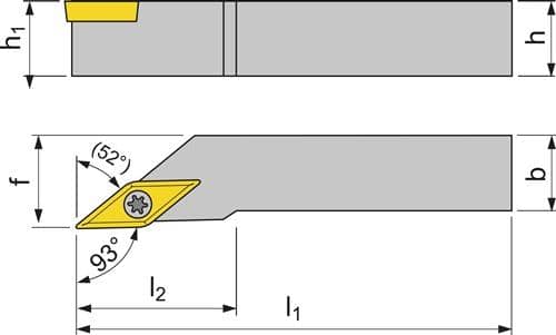 Klemmdrehhalter Außendrehen TECWERK