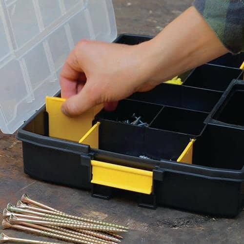 Sortimentskasten SortMaster Junior B375xT292xH67mm 14 Fächer STANLEY