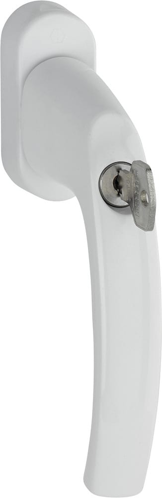 HOPPE® Fenstergriff absperrbar Atlanta 0530S/U26 TBT4, ohne Schrauben, Aluminium, 2838405