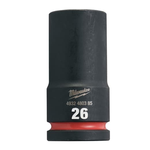 MILWAUKEE 26 x 90 mm SHOCKWAVE Schlagnuss 3/4" lang
