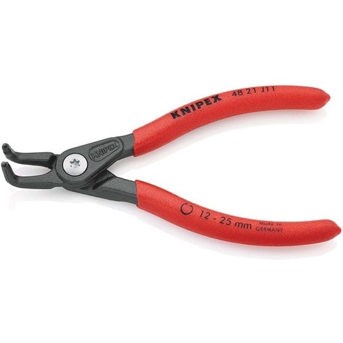 KNIPEX Präzisionssicherungsringzange J 11 f.Bohrungen D.12-25mm L.130mm KNIPEX