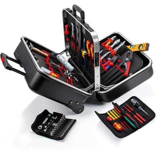 KNIPEX Werkzeugsortiment Big Twin Move Elektro 63-tlg.im Hartschalenkoffer