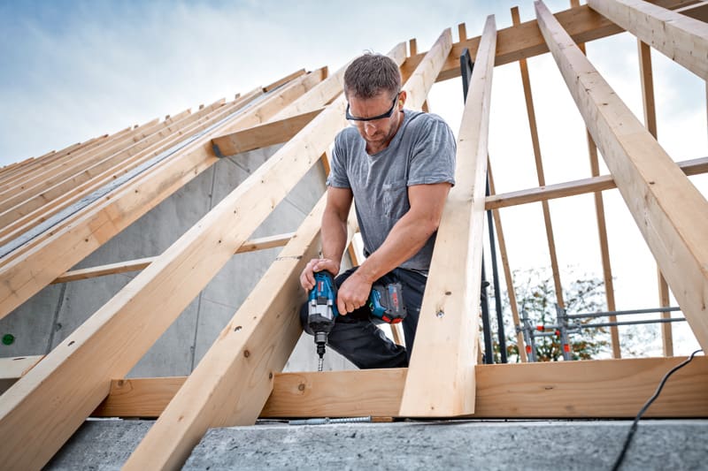 BOSCH Akku-Drehschlagschrauber GDS 18V-1000 mit 2x Akku ProCORE18V 8.0Ah in L-BOXX