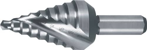 RUKO Stufenbohrer Bohrber.4-20mm HSS Spiralnut Gesamt-L.58mm Z.2 Stufen 9 RUKO