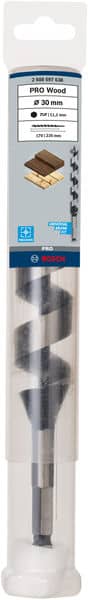 BOSCH Holzschlangenbohrer, Sechskant 30 x 170 x 235 mm, d 11,1 mm