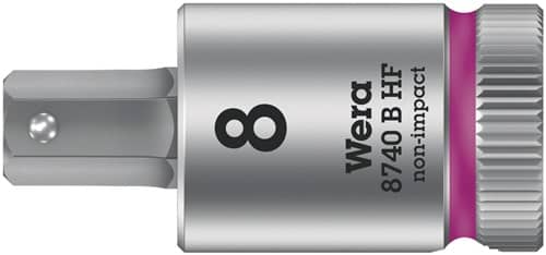 WERA Schraubendrehereinsatz 8740 B HF 3/8 Zoll Innen-6-kant SW 8,0mm L.38,5mm WERA