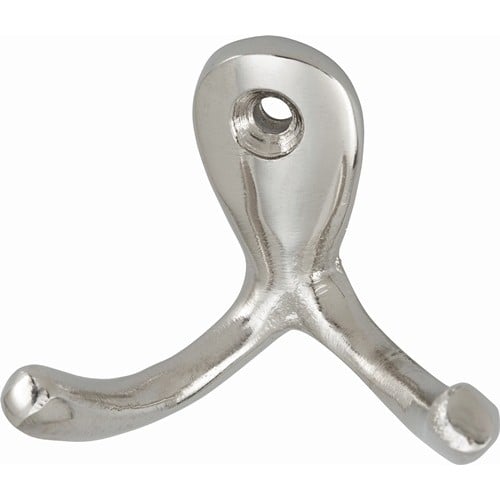 HERMETA Handtuchhaken 0560 2 Hak.H.37mm Alu.pol.A.28,5mm HERMETA