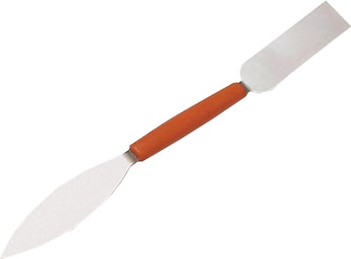 HAROMAC Stukkateureisen B.10mm rostfr.VA,Ku.-Griff rostfr.VA rot HAROMAC