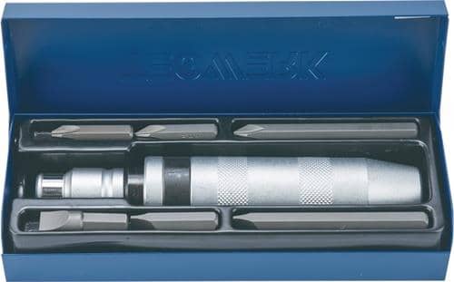 TECWERK Schraubenlösersatz 8-tlg.1/2 Zoll in Stahlbl.-Kass.TECWERK