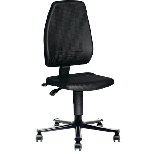 TECWERK Arbeitsdrehstuhl Rl.Integralschaum schwarz 440-620mm TECWERK