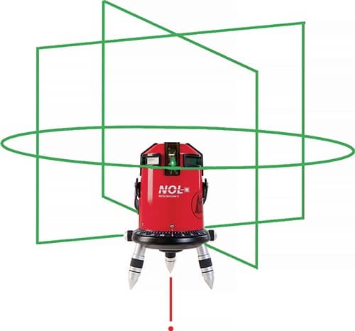 NESTLE Kreuzlinienlaser OCTOLINER G 50 (120 m.Empfänger)m ± 1,5 mm/10m NESTLE