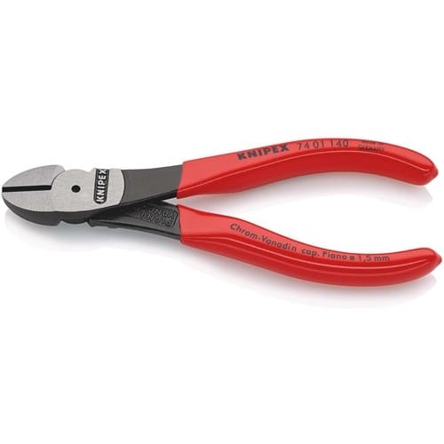 KNIPEX Kraftseitenschneider L.140mm pol.Form 0 Ku.-Überzug KNIPEX