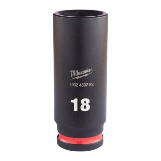 MILWAUKEE 18 x 65 mm SHOCKWAVE Schlagnuss 3/8" lang