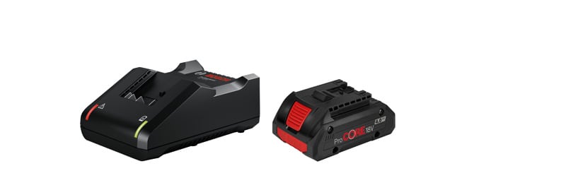 BOSCH Starter-Set, 1 Akku ProCORE18V 4.0 Ah, Schnellladegerät GAL 18V-40 Professional