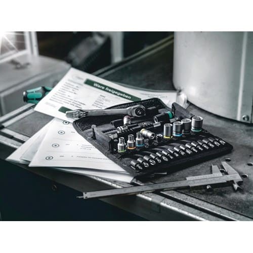 WERA Steckschlüsselsatz 8100 SA 12 HF Zyklop 13-tlg.1/4 Zoll SW 5-13mm Z.72 6KT WERA